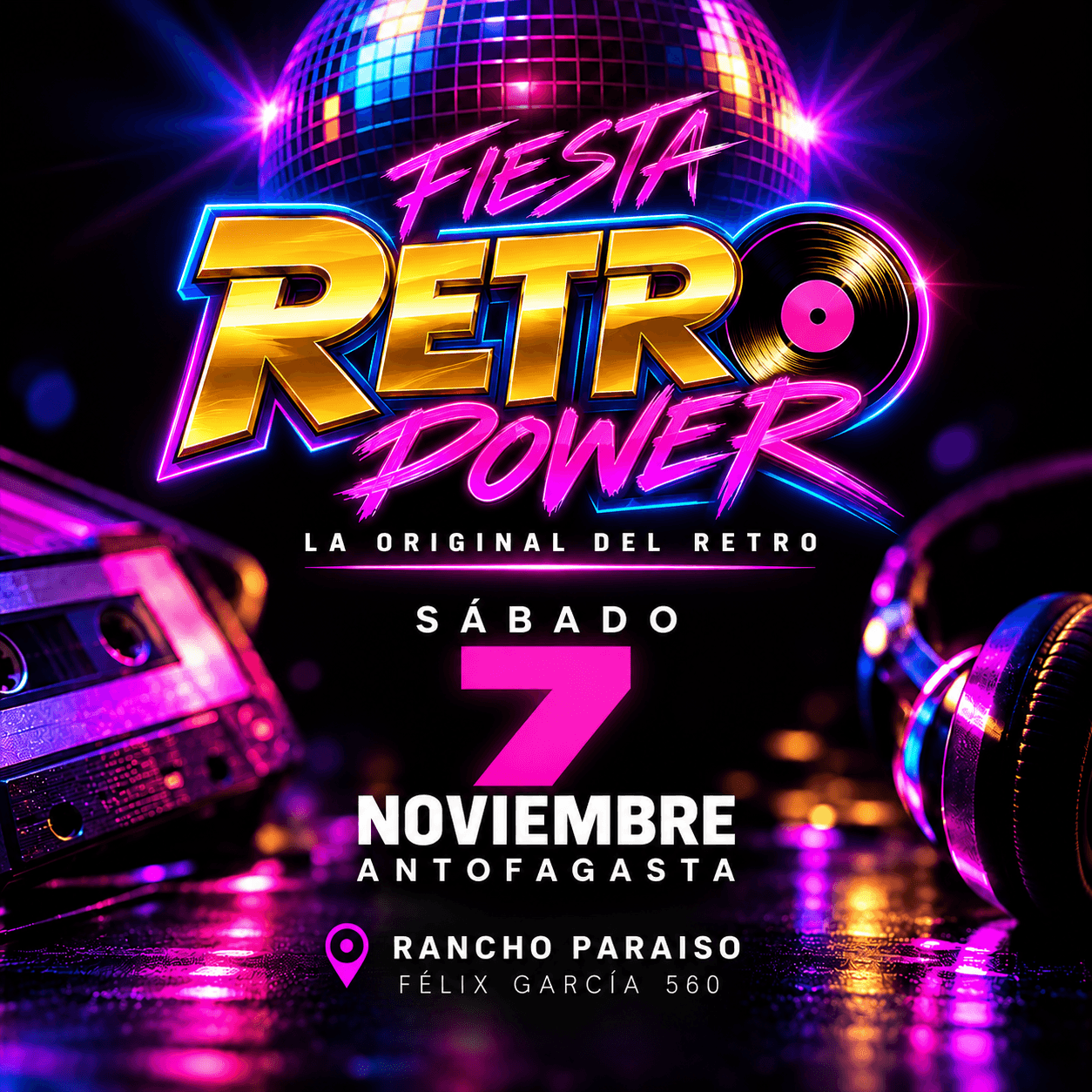 FIESTA RETRO POWER ANTOFAGASTA